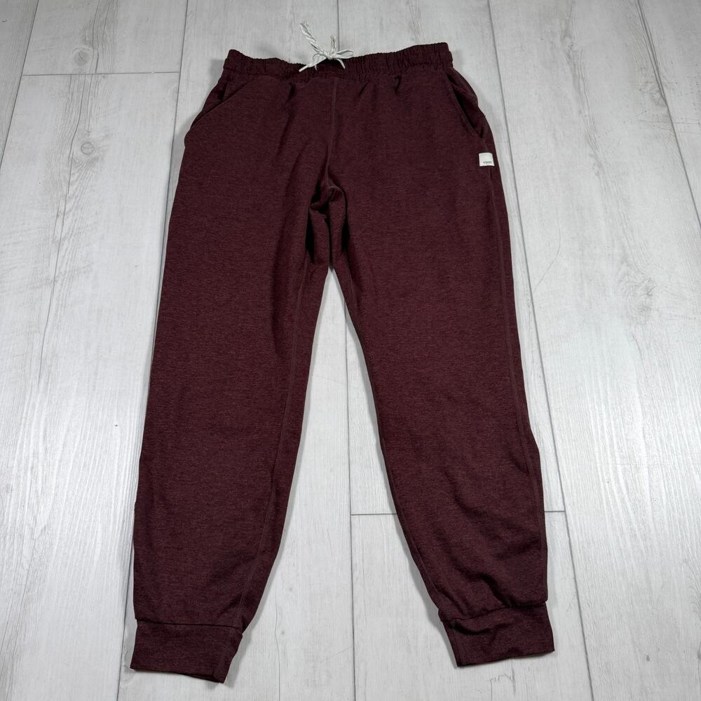 Vuori Jogger Pants Women's XS Burgundy VW303 Athleisure Soft Lounge